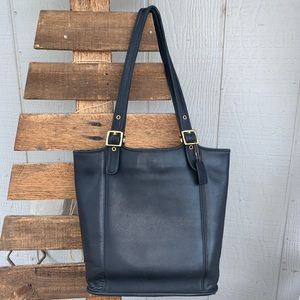Vintage Black Coach Legacy Large Shopper